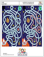 anaokulları için Labirent Bulmaca